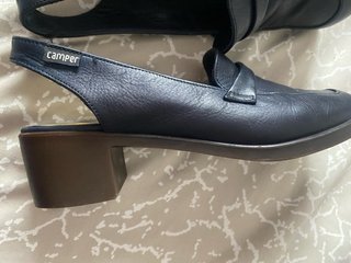 Mules Camper Azul Mujer