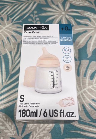 Biberones Suavinex Zero.Zero 180ml (+0m)