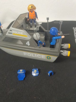 Playmobil Lancha Policía Guarda Costas