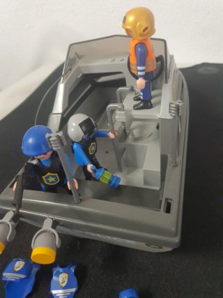 Playmobil Lancha Policía Guarda Costas