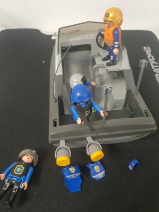 Playmobil Lancha Policía Guarda Costas