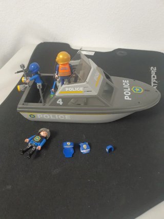 Playmobil Lancha Policía Guarda Costas
