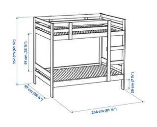 Litera IKEA Mydal madera, en Sanlúcar Barrameda