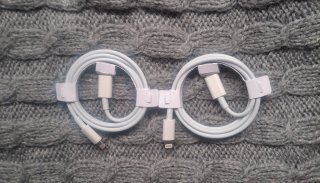 Pack 2 Cables iPhone USB-C a Lightning