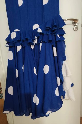 Vestido Flamenco entallado Lunares talla 40/42