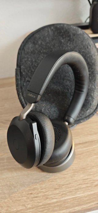 Auriculares Jabra Evolve2 75 USB BT + Soporte