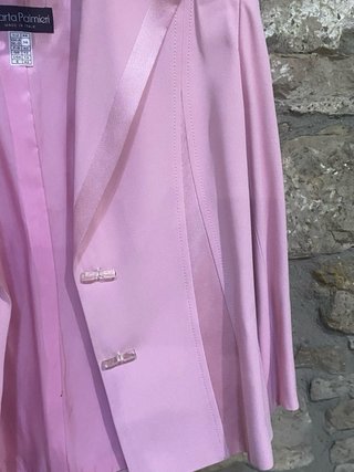 Traje chaqueta y falda rosa Marta Palmieri