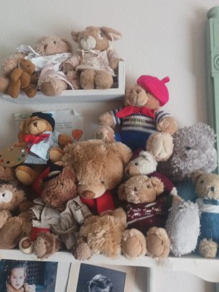 Lote de osos de peluche