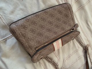 Bolso Guess Beige y Rosa
