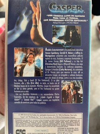 Casper VHS Film per Famiglie