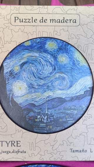 Puzzle redondo La Noche Estrellada