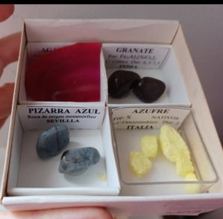 Colecciones de Minerales desde 15€.