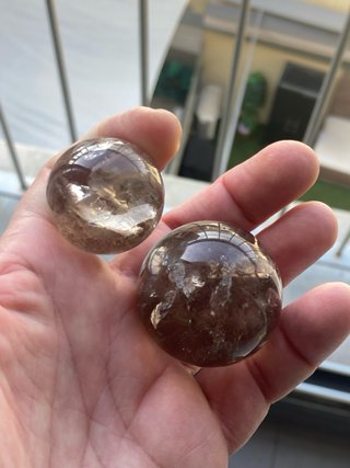 Sfere di Quarzo Affumicato Minerale