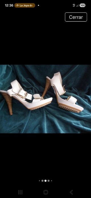 Sandalias de Piel de color Crudo