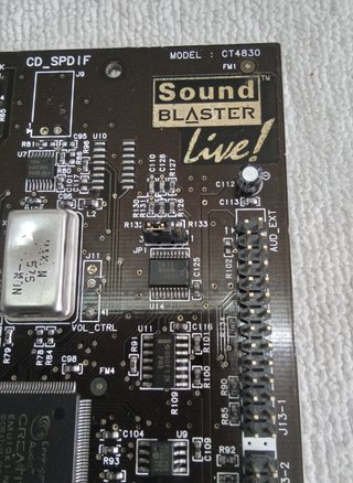 [PC Vintage] Sound Blaster Live - CT4830