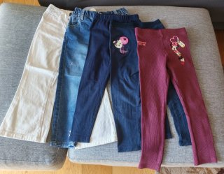 Pantaloni bambina 5 pezzi