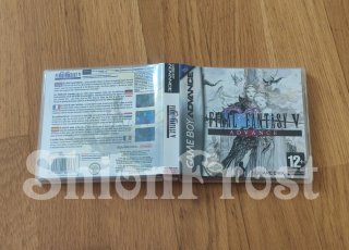 Caja PLÁATICO Final Fantasy V Advance Game Boy