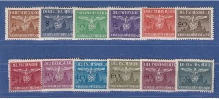 Serie completa sellos III reich.