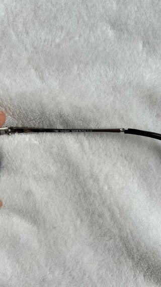 Occhiali Saint Laurent neri e argento