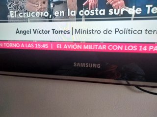 Televisión Samsung Negra