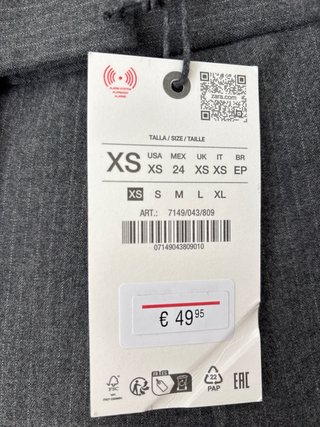 Pantalón Raya Diplomática Zara ZW - sin estrenar