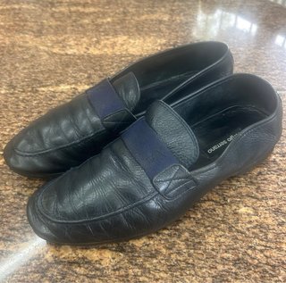 3 Pares Mocasines Talla 42 azul  y marrón