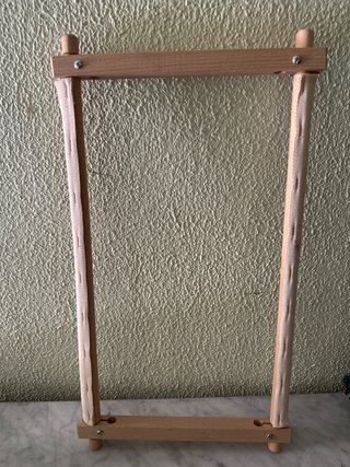 Bastidor de telar de madera