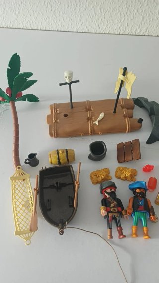 Playmobil Piratas Barco y Figuras