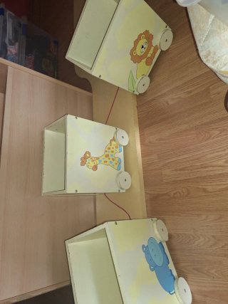 Tren guardatodo madera infantil