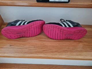 Zapatillas Adidas Galaxy 2 W Negro/Rosa Talla 38.5