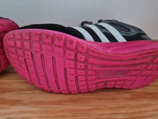 Zapatillas Adidas Galaxy 2 W Negro/Rosa Talla 38.5