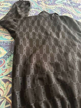 Usual Giacca Track Zip Monogram Nero