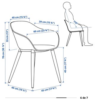 Mesa comedor y 6 sillas