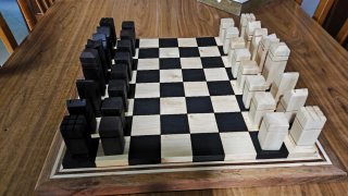 Scacchi in legno fatti a mano