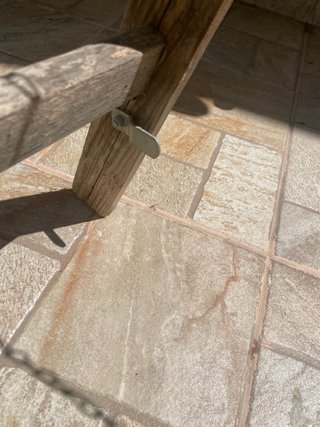 Escalera de madera vintage SGS