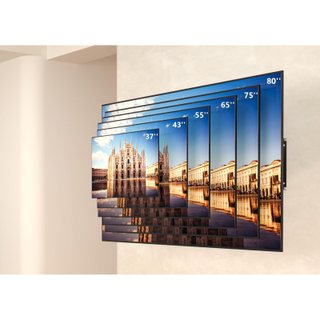 Soporte TV pared BONTEC 37-80 articulado. Usado