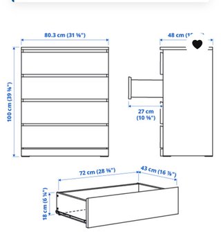 Cómoda blanca IKEA