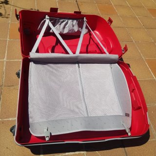Maleta dura roja