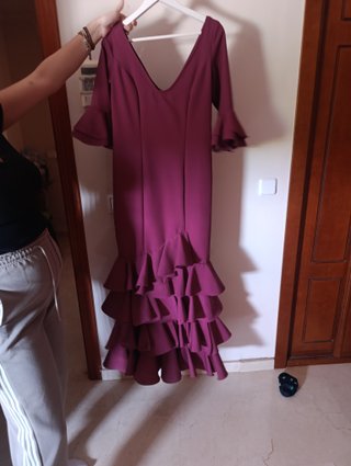 Traje de flamenca con volantes