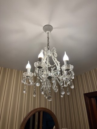 Lámpara Chandelier Artelore 5 Brazos