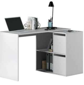 Escritorio blanco extensible Ikea