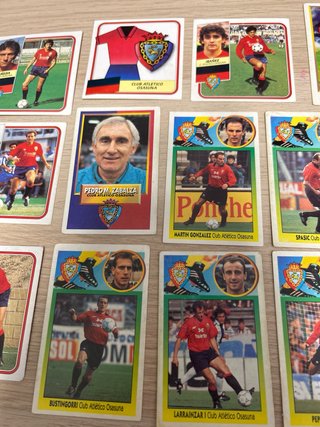 Lote 17 cromos fútbol Osasuna