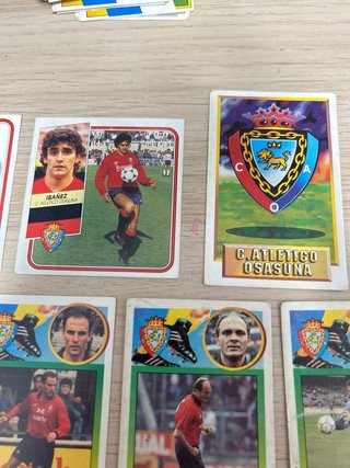 Lote 17 cromos fútbol Osasuna