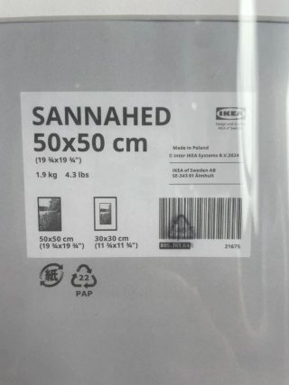 Marco de fotos IKEA SANNAHED 50x50 cm