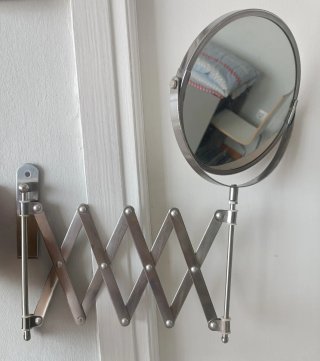Espejo Baño Ikea Frack Aumento Plata