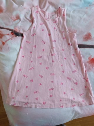 Camisón niña corazones y LOVE 4-6 años