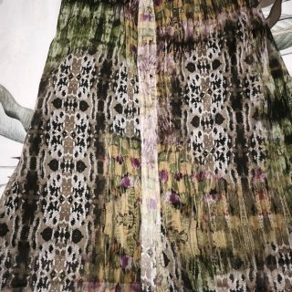 Vestido Zara estampado midi