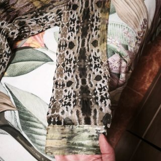 Vestido Zara estampado midi