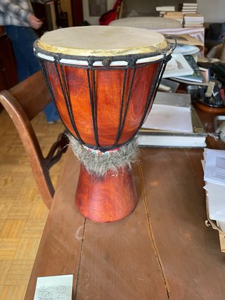 Bombo africano de madera