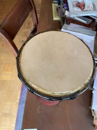 Bombo africano de madera